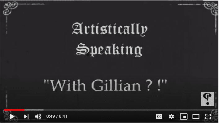 Artistically speaking with Gillian
