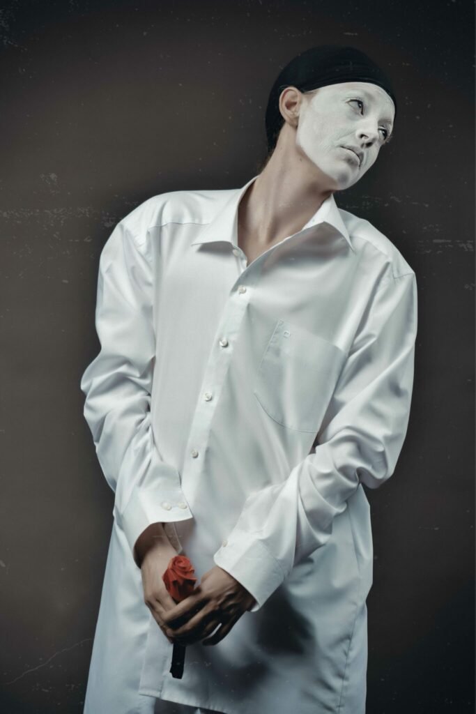 Gillian as pierrot